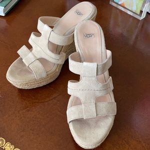 UGG woven heal sandals